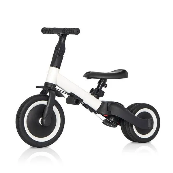 Детский беговел-велосипед 6в1 с родительской ручкой, белый - TR008-WHITE