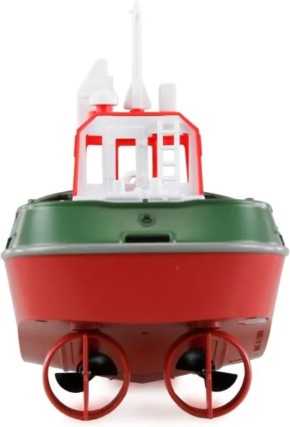 Радиоуправляемый буксир Tugboat зеленый 2.4G 1:72 - HL-3800-G