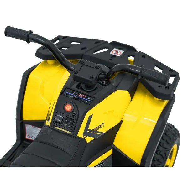 Детский электромобиль квадроцикл X-Robust (желтый, 24V, 4WD, пульт, EVA) - XMX651-24V-4WD-YELLOW