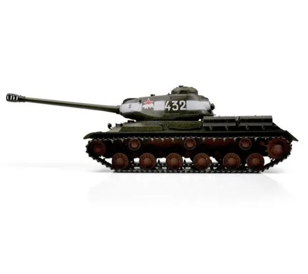 Радиоуправляемый танк Taigen ИС-2 модель 1944 СССР 1:16 (зеленый, звук, дым V3) - AS3928-B-GREEN