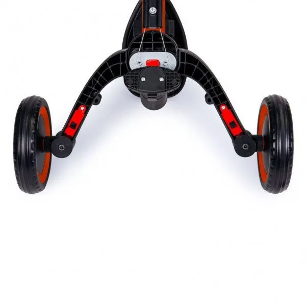 Детский беговел-велосипед 8в1 с крышей и ручкой, красный - TR008C-RED