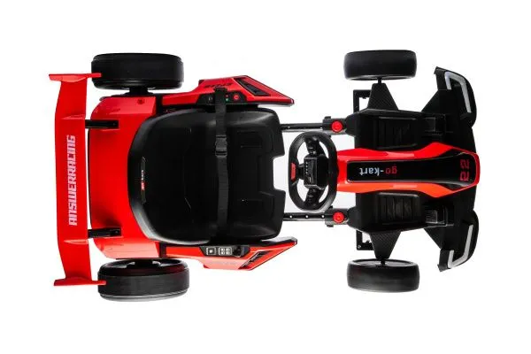 Детский электромобиль дрифт картинг (красный, 12 км/ч, 24V) - AHL007-RED