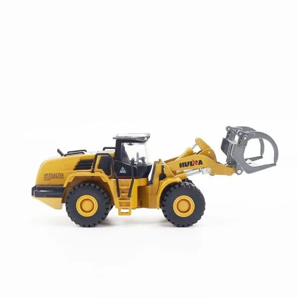 Металлический фронтальный погрузчик бревен Hui Na Toys 1:50 - HN1716