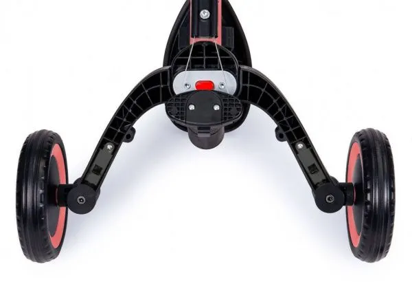 Детский беговел-велосипед 8в1 с крышей и ручкой, розовый - TR008C-PINK