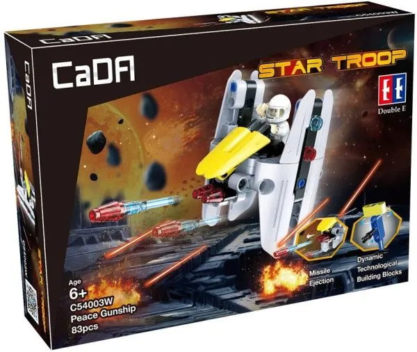 Конструктор Double E Cada Technics, космический корабль, 83 детали - C54003W