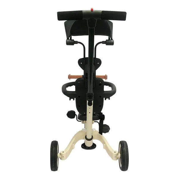 Детский беговел-велосипед 8в1 с крышей и ручкой, бежевый - TR010-BEIGE