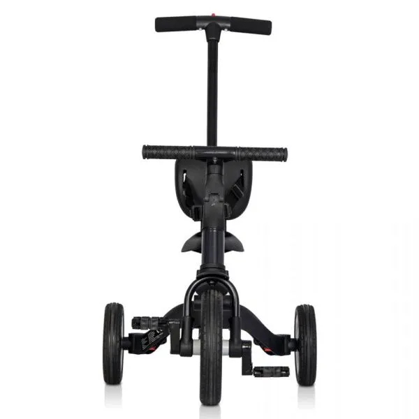 Детский беговел-велосипед 4в1 с родительской ручкой, черный - TR007-BLACK