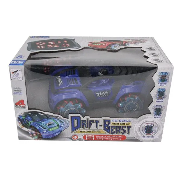 Радиоуправляемая машина ZeGan "Сrazy Drift" 1:16, синий - ZG-C1432