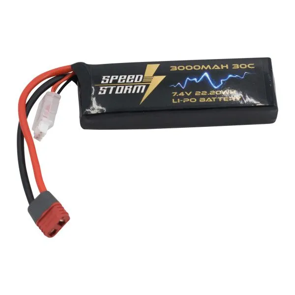 Аккумулятор Speed Storm Li-Po 7.4V 30C 3000 mAh разъем T-plug (Deans) - SS-2S3000-30-D