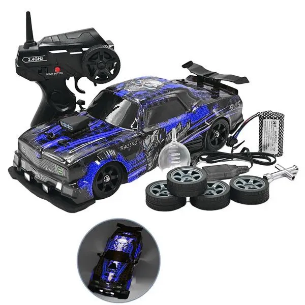 Радиоуправляемая машина для дрифта HB Ford Mustang (4WD, свет, пар, акб, 1:16) - SC16A18