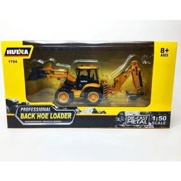 Металлический трактор с ковшом HuiNa Toys 1:50 - HN1704