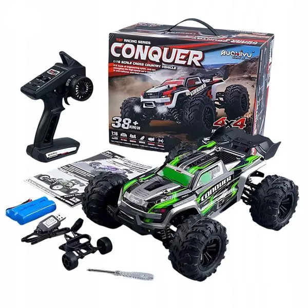 Радиоуправляемый внедорожник Conquer 4WD 1:16 - SCY-16102-GREEN