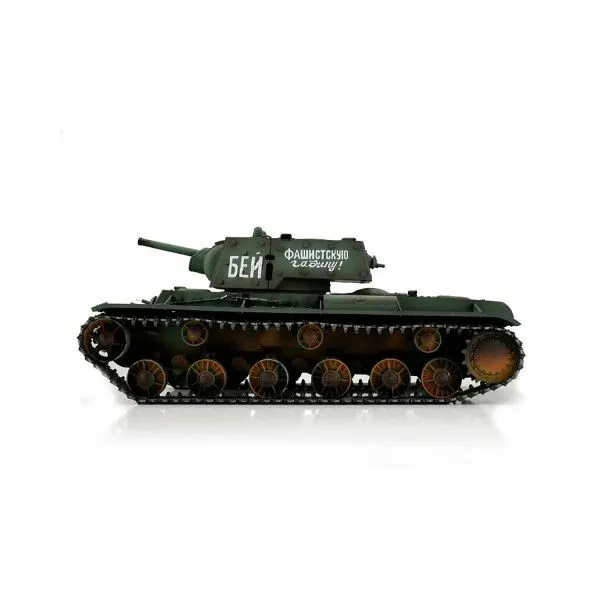 Радиоуправляемый танк Taigen КВ-1 СССР 1:16 (зеленый, звук, дым V3) - TG3878-B-V3