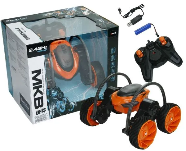 Радиоуправляемая оранжевая машина перевертыш Mekbao Трюкач 2.4G - 5588-625-ORANGE