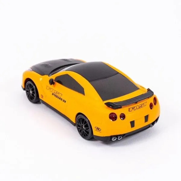 Радиоуправляемая машина для дрифта Nissan GT-R (19 см, 15 км/ч, сменные колеса, фишки) - SC24A02