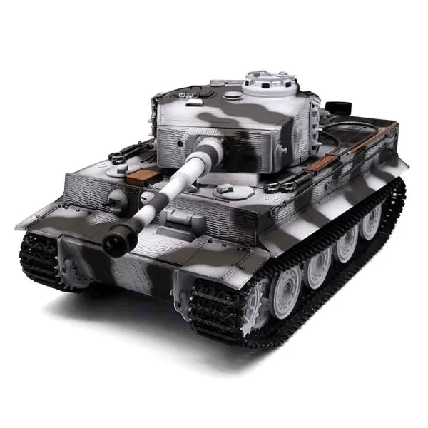 Радиоуправляемый танк Taigen Tiger 1 Германия 1:16 (зимний камуфляж, звук, дым V3) - AS3818-D-WINTER