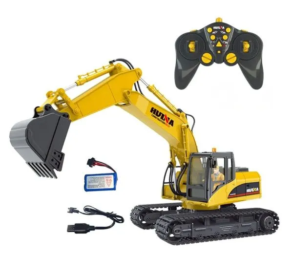 Радиоуправляемый экскаватор HUI NA 15CH масштаб 1:14 2.4G - HN1535