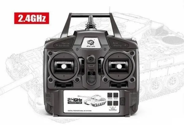 Радиоуправляемый танк Heng Long Jagdpanther (Германия) Upg V7.0 масштаб 1:16 - 3869-1Upg V7.0