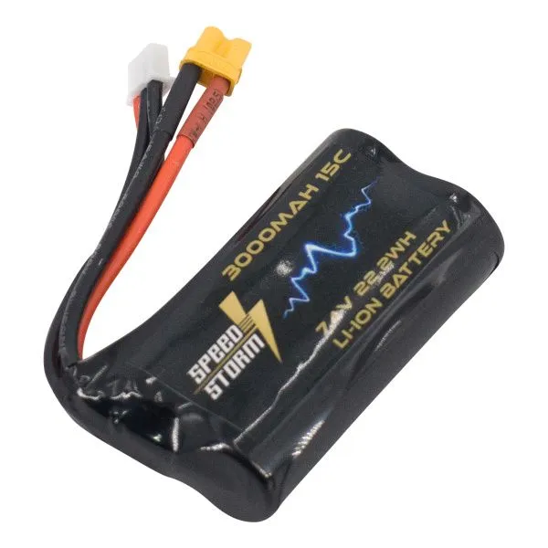 Аккумулятор Speed Storm Li-ion 18650 7.4V 3000 mAh разъем XT30 - SS-2S3000-XT30