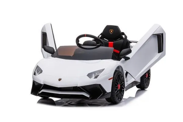 Детский электромобиль Lamborghini Aventador SV Roadster 2WD 12V - BDM0931-WHITE