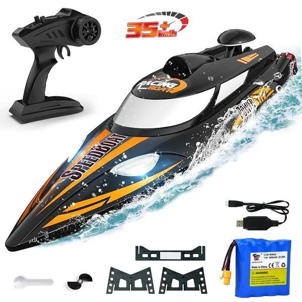 Радиоуправляемый катер (47 см, 35 км/ч, акб 3000 mAh) - HJ810B-A1