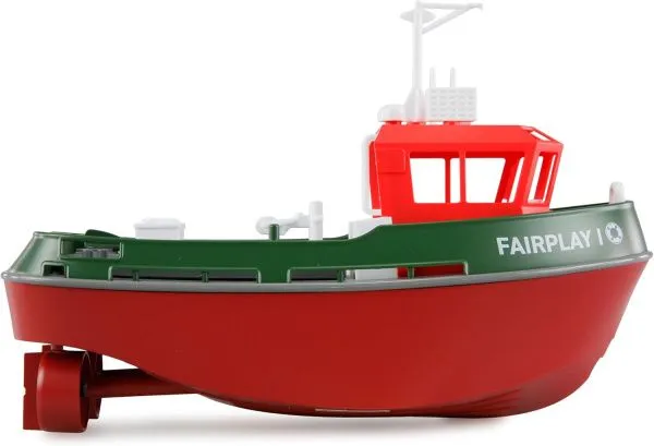 Радиоуправляемый буксир Tugboat зеленый 2.4G 1:72 - HL-3800-G