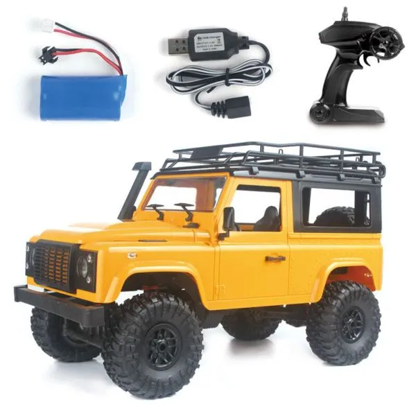 Радиоуправляемый внедорожник Land Rover Defender 4WD 1:12 - MN-90-YELLOW
