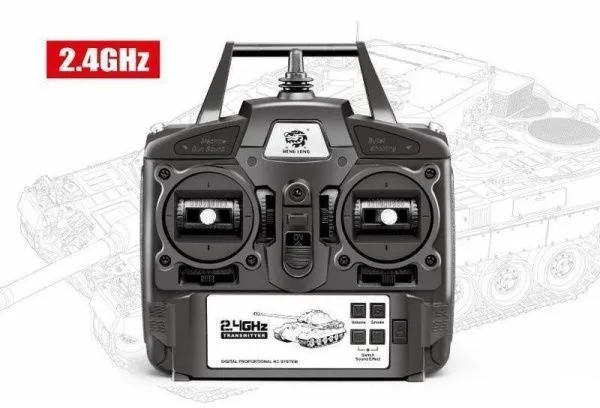 Радиоуправляемый танк Heng Long KV-2 (Россия) S version V7.0 масштаб 1:16 - 3949-1Upg V7.0