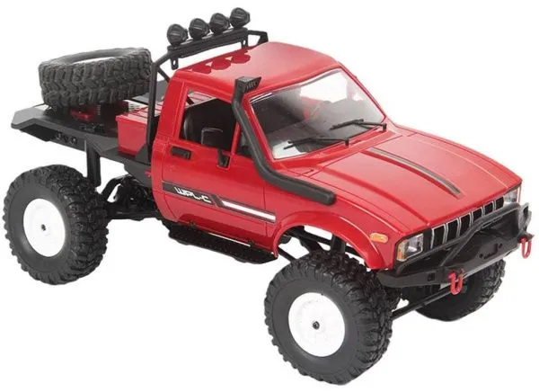 Радиоуправляемая машина WPL пикап Hilux (красный) 4WD 2.4G 1:16 RTR - WPLC-14-RED