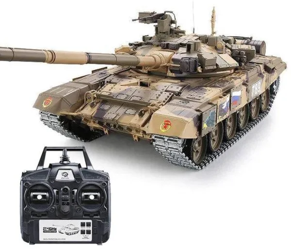 Радиоуправляемый танк Heng Long T-90 MS version V7.0 масштаб 1:16 RTR 2.4G - 3938-1UpgA V7.0