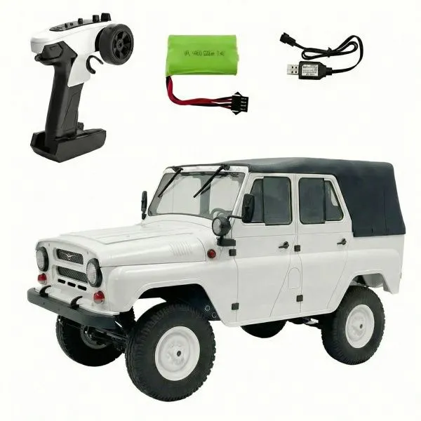 Радиоуправляемая машина УАЗ 469 белый 1:12 - WPLC94-WHITE