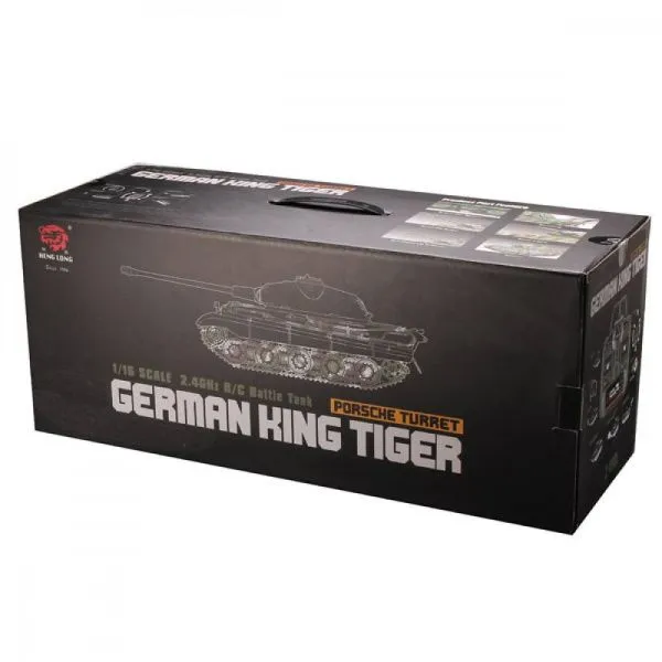 Радиоуправляемый танк Heng Long King Tiger MS version V7.0 масштаб 1:16 2.4G - 3888A-1-UpgA-V7