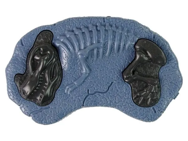 Конструктор-динозавр Тираннозавр на радиоуправлении (25 см, шуруповерт, звук, свет) - RS036-1