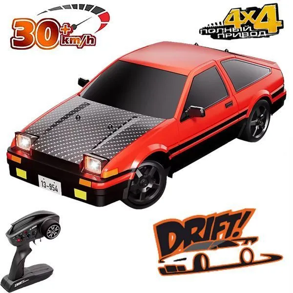 Радиоуправляемая машина для дрифта Toyota AE86 (35 см, 30 км/ч, акб, 1:12)  - HB-R1202