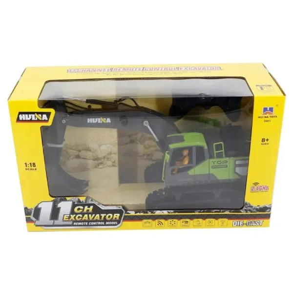 Радиоуправляемый экскаватор HUINA масштаб 1:18 - HN1661