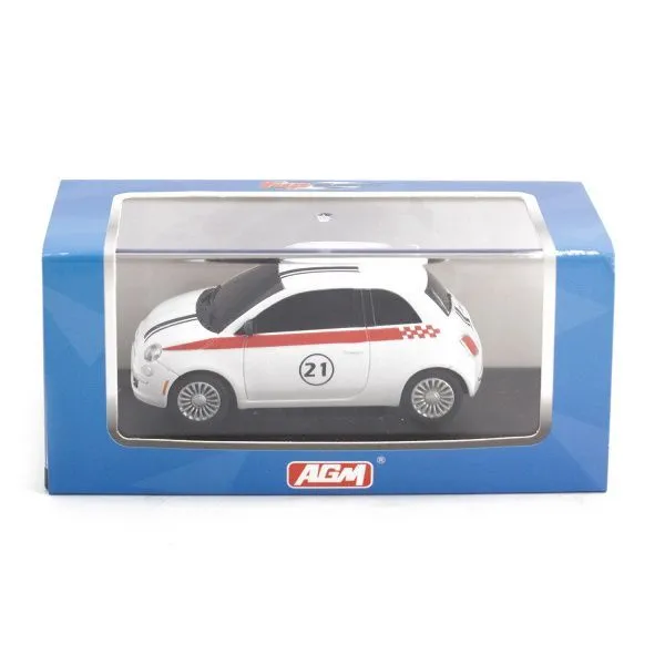 Машинка FIAT 500 для автотрека 1:43 - TR-C23