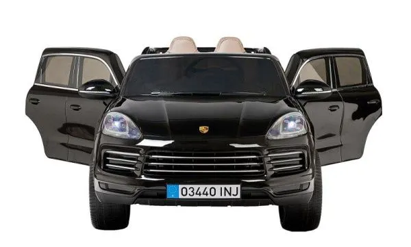 Детский электромобиль PORSCHE CAYENNE S 12V - JJ2128-BLACK-PAINT
