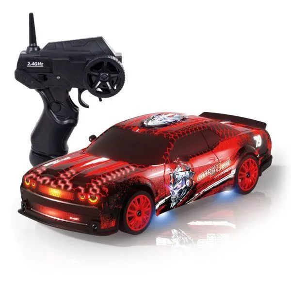 Радиоуправляемая машина для дрифта Dodge (19 см, 15 км/ч, сменные колеса, фишки) - SC24A24