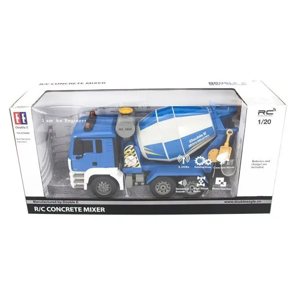 Радиоуправляемая бетономешалка Double E 1:20 2.4G - E518-003