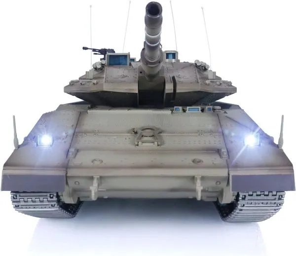 Радиоуправляемый танк Heng Long Merkava MK4 PRO V7.0 масштаб 1:16 2.4G - 3958-1PRO V7.0