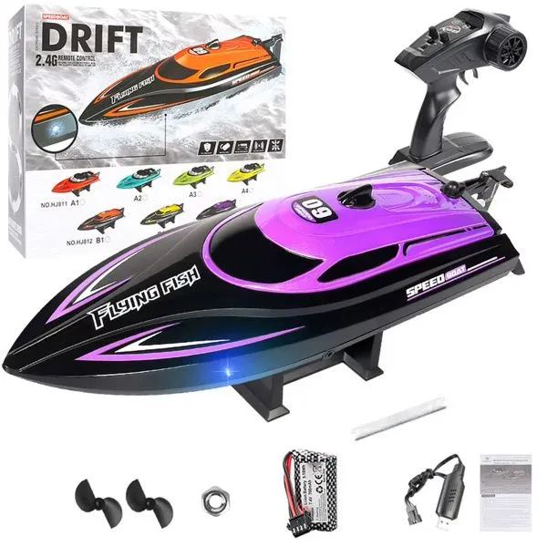 Радиоуправляемый катер (30 см, 25 км/ч, акб 700 mAh) - HJ812-B3