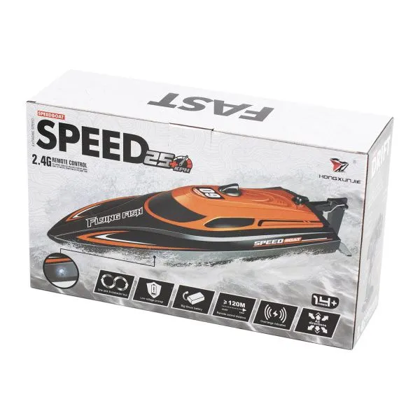 Радиоуправляемый катер (30 см, 25 км/ч, акб 700 mAh) - HJ812-B3