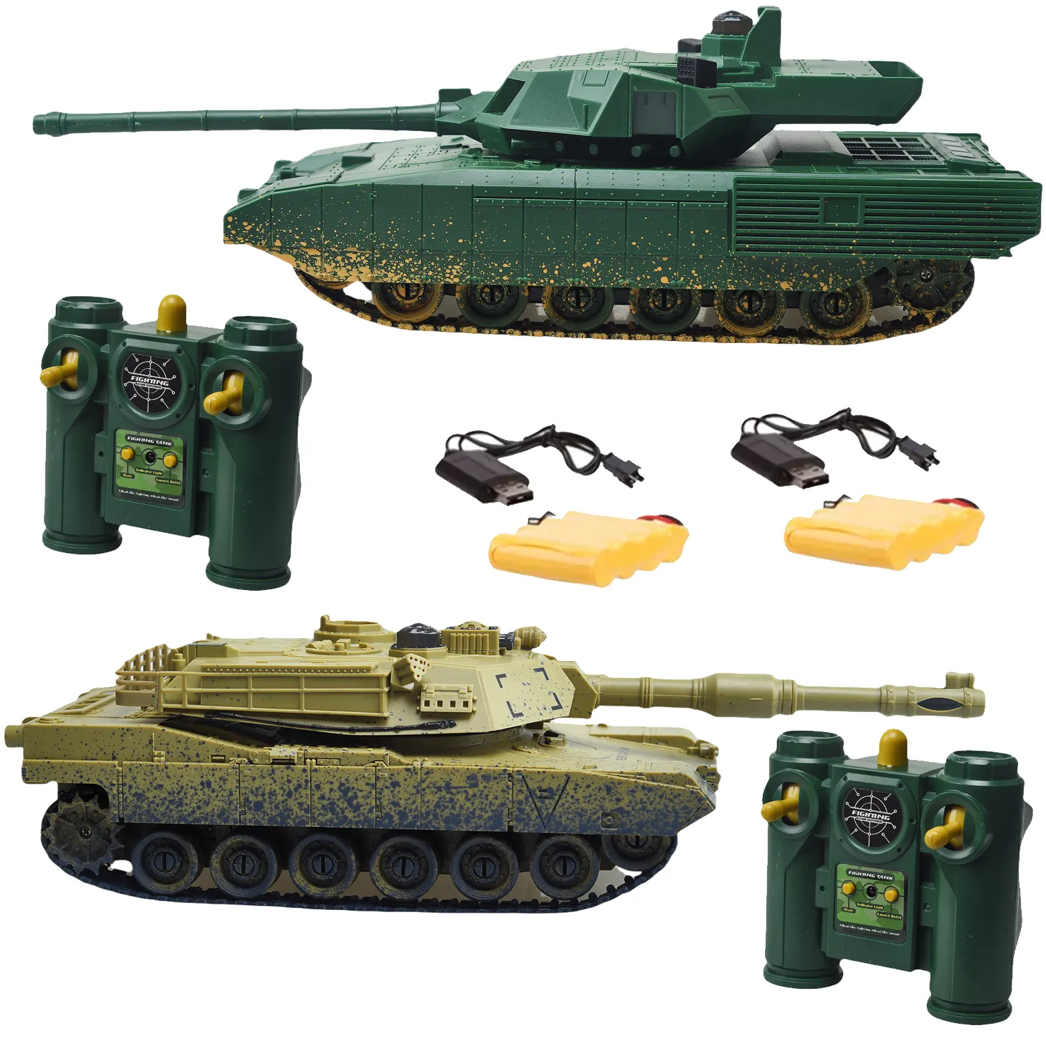 Радиоуправляемый танковый бой (АРМАТА T14 + M1 Абрамс США) - RWG99852