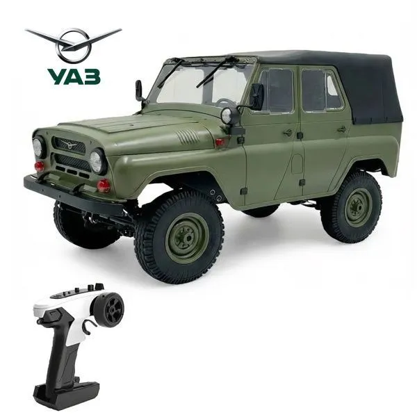 Радиоуправляемая машина УАЗ 469 зеленый 1:12 - WPLC94-GREEN
