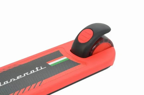 Трехколесный беговел-самокат Maserati с сиденьем - CLB-0140-RED