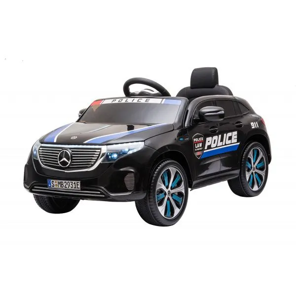 Детский электромобиль Mercedes Police EQC 400 12V 2WD - HL378-BLACK