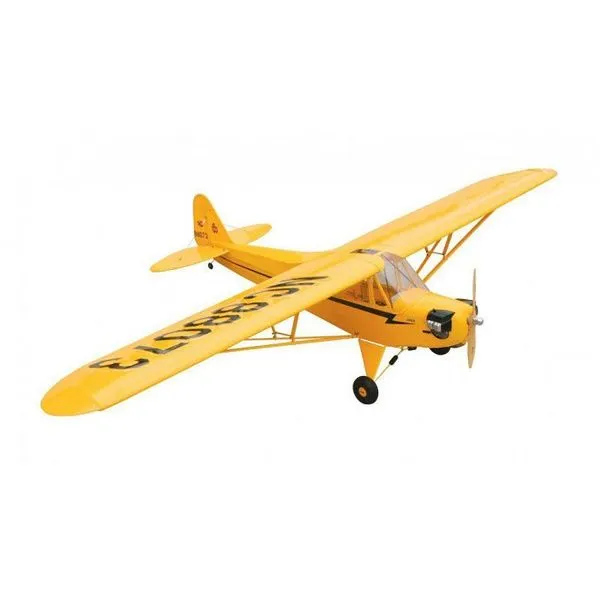 Радиоуправляемый самолет Top RC J3 1400mm Yellow RTF - TOP067C