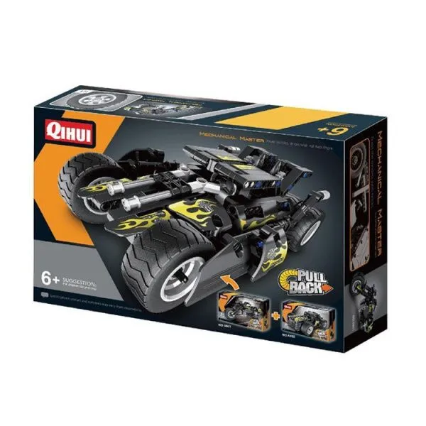 Конструктор QiHui Technics "Шорт-Корс" (инерционная модель), 177 деталей - QH5802