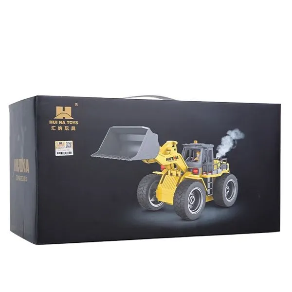 Радиоуправляемый погрузчик бульдозер с паром HUINA 1:18 - HN1532