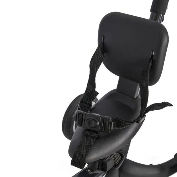 Детский беговел-велосипед 4в1 с родительской ручкой, черный - TR007-BLACK